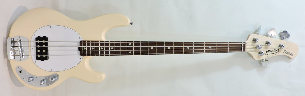 Sterling by MusicMan Sub Ray 4 Bass. Vintage Cream