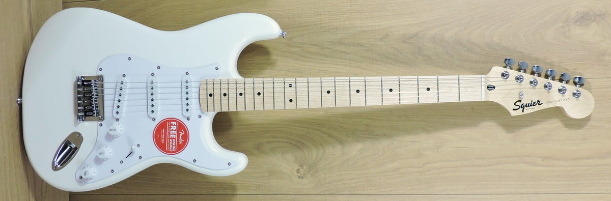 Squier Sonic™ Stratocaster® HT. Arctic White MN - COMING JANUARY