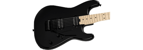 Charvel Pro-Mod San Dimas® Style 1 HH FR MPL, Maple Fingerboard, Gloss Black