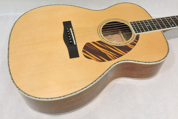 Fender Limited Edition PO-220E Dreadnought, Aged Natural, Ovangkol