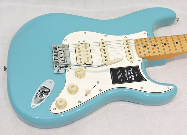 *NEW* Fender Player II Stratocaster HSS, Maple Fingerboard, Aquatone Blue