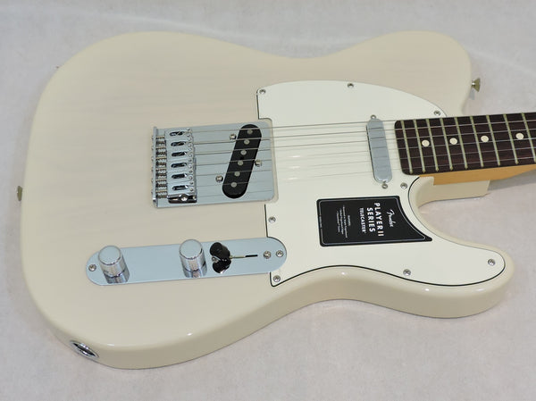 *NEW* Fender Player II Telecaster®, Chambered Ash Body, Rosewood Fingerboard, White Blonde