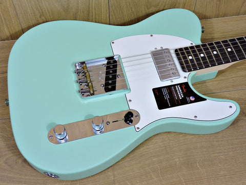 Fender American Performer Telecaster Humbucker. Satin Surf Green