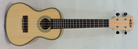 Kala KA SSEM Spruce Top Flame Okoume Concert Ukulele