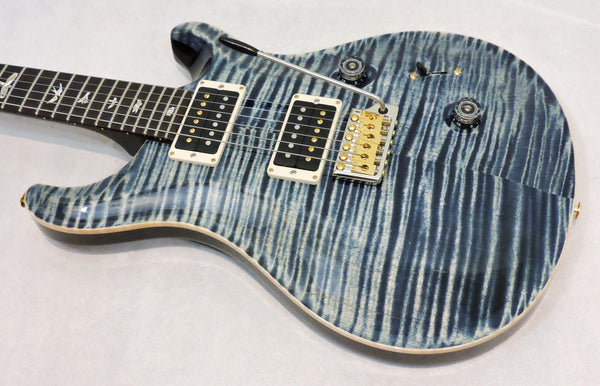 PRS Custom 24 '10' Top. Faded Whale Blue