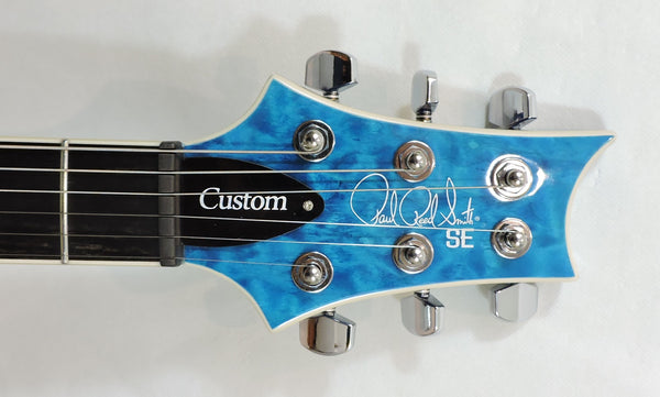 PRS SE Custom 24-08, Lake Blue Quilt