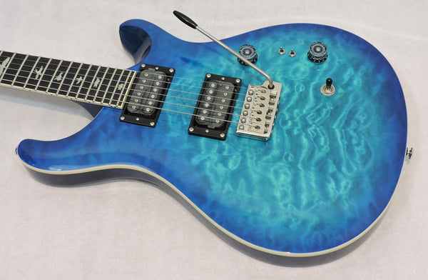 PRS SE Custom 24-08, Lake Blue Quilt