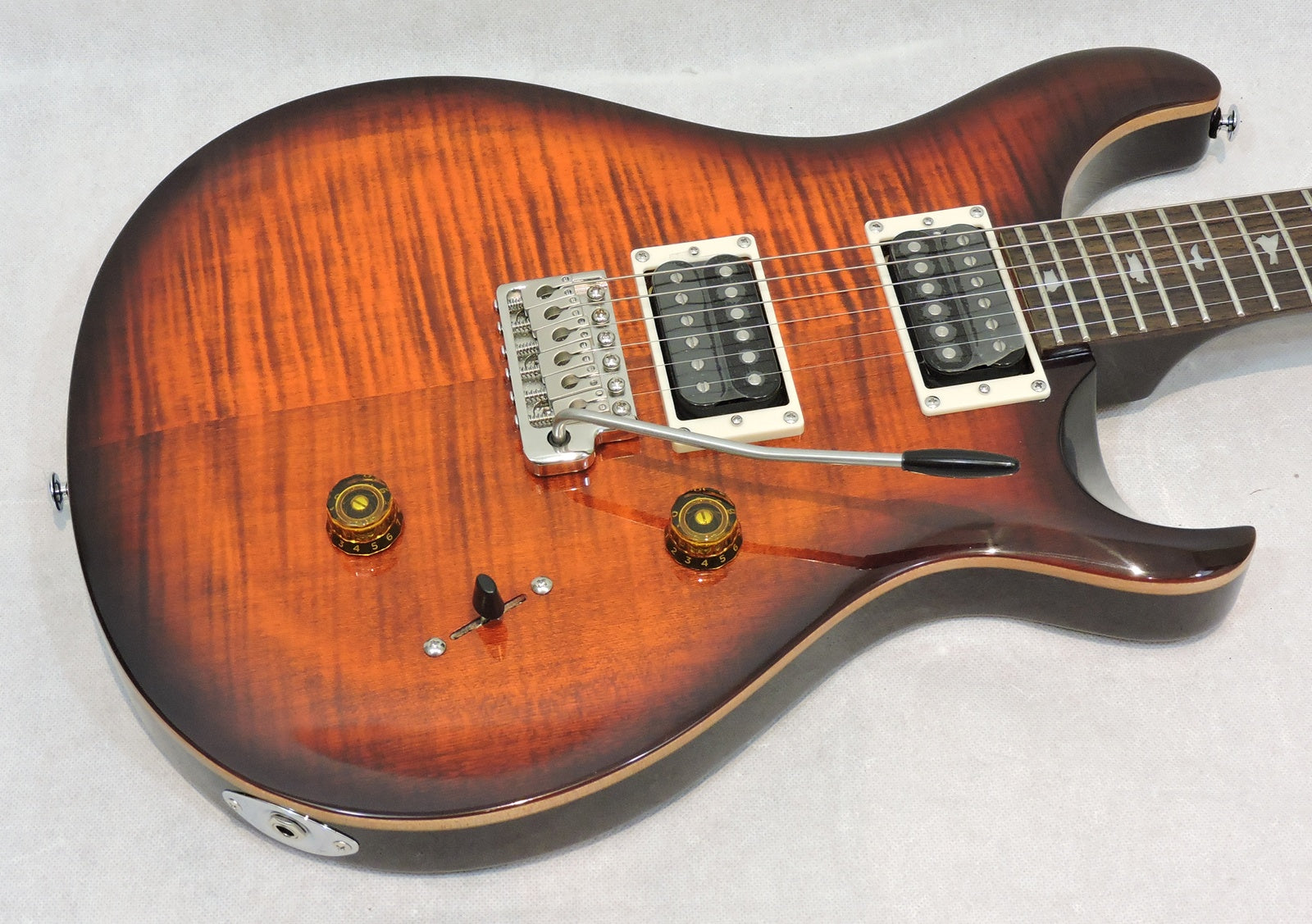 PRS SE Custom 24 Ltd. Edition Orange Tiger Smokeburst