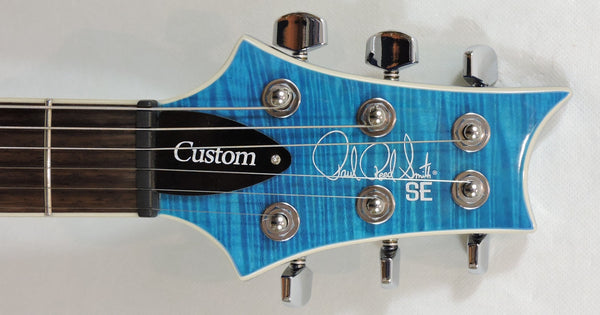 PRS SE Custom 24 Semi-Hollow Piezo. Lake Blue