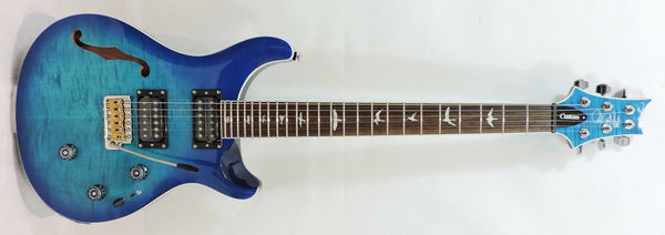 PRS SE Custom 24 Semi-Hollow Piezo. Lake Blue