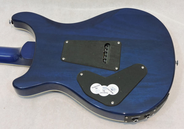 PRS SE Custom 24 Semi-Hollow Piezo. Lake Blue