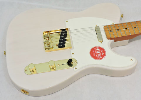 Squier FSR CLASSIC VIBE™ '50S TELECASTER®, Maple Fingerboard, Parchment Pickguard, Gold Hardware, White Blonde