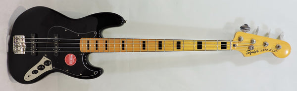 Squier Classic Vibe '70s Jazz Bass®. Black, Maple Neck