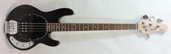 Sterling by MusicMan Sub Ray 4 Bass. Trans Black Satin