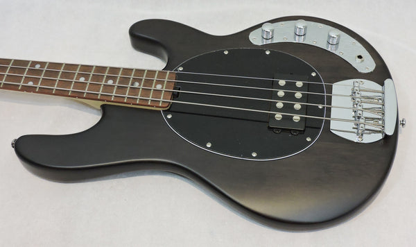 Sterling by MusicMan Sub Ray 4 Bass. Trans Black Satin