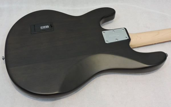 Sterling by MusicMan Sub Ray 4 Bass. Trans Black Satin