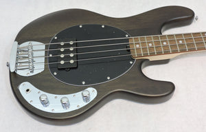 Sterling by MusicMan Sub Ray 4 Bass. Trans Black Satin