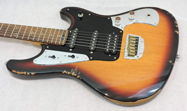 Valiant Mercury 3-Tone Sunburst Distressed