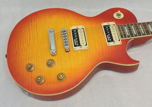 Vintage V100THB Flamed Thru Honeyburst