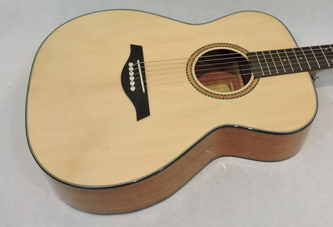 Vintage Performer Series Acoustic Orchestra OM Guitar Natural Gloss