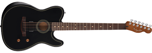 Fender Acoustasonic® Standard Telecaster®, Black - COMING APRIL 2025